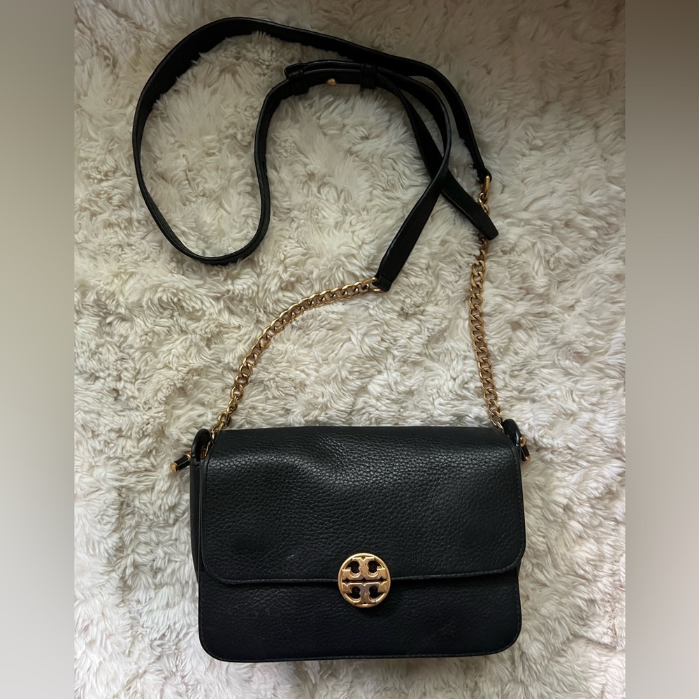TORY BURCH Chelsea Black Crossbody Bag
